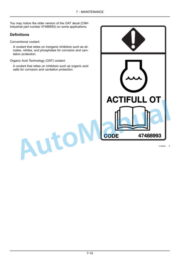 New Holland TK4.80F - TK4.110M Tractor Operation and Maintenance Manual 51634525 4 New Holland TK4.80F - TK4.110M Tractor Operation and Maintenance Manual 51634525 - Image 4