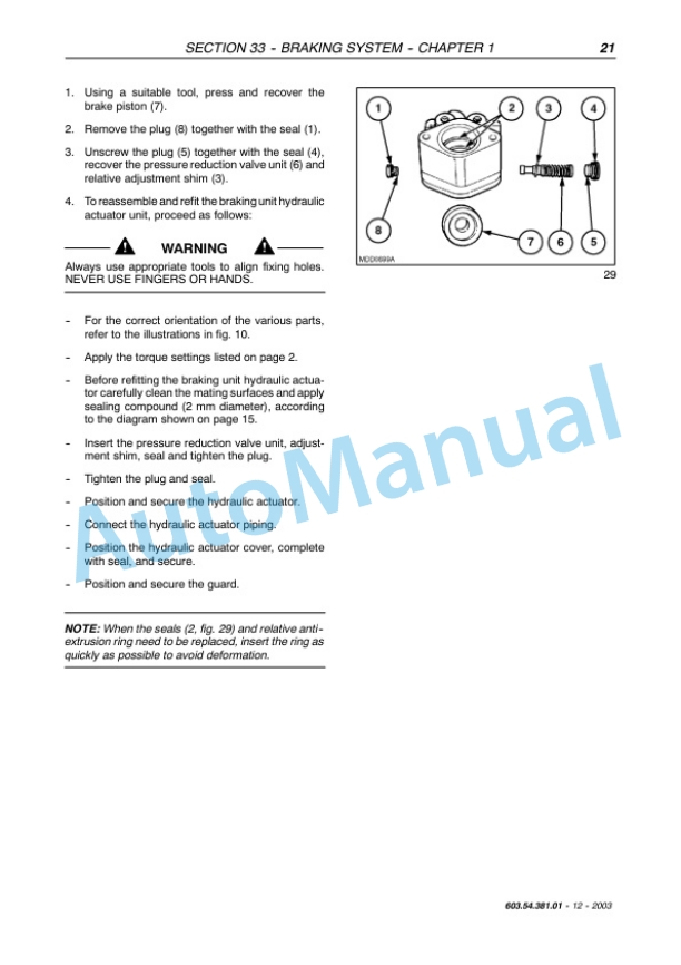 New Holland TK65, TK75, TK76, TK85, TK95 Tractor Service Manual 6035438100 5 New Holland TK65, TK75, TK76, TK85, TK95 Tractor Service Manual 6035438100 - Image 5