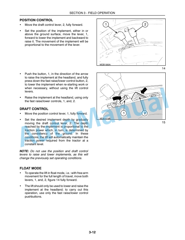 New Holland TK75VA, TK80A, TK80MA, TK90A, TK90MA, TK100A Tractor Operation and Maintenance Manual 87545315 3 New Holland TK75VA, TK80A, TK80MA, TK90A, TK90MA, TK100A Tractor Operation and Maintenance Manual 87545315 - Image 3