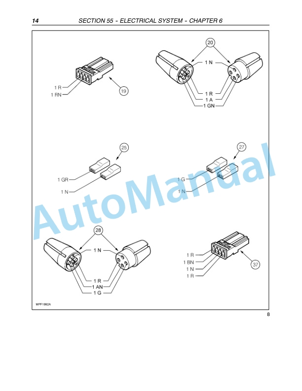 New Holland TK75VA, TK80A, TK80MA, TK90A, TK90MA, TK100A Tractor Repair Manual 87582127 4 New Holland TK75VA, TK80A, TK80MA, TK90A, TK90MA, TK100A Tractor Repair Manual 87582127-4