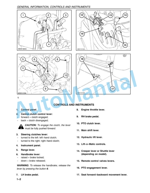 New Holland TK76, TK85, TK85M Operation and Maintenance Manual 86626574 2 New Holland TK76, TK85, TK85M Operation and Maintenance Manual 86626574-2