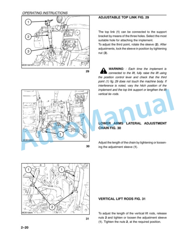 New Holland TK76, TK85, TK85M Operation and Maintenance Manual 86626574 3 New Holland TK76, TK85, TK85M Operation and Maintenance Manual 86626574-3
