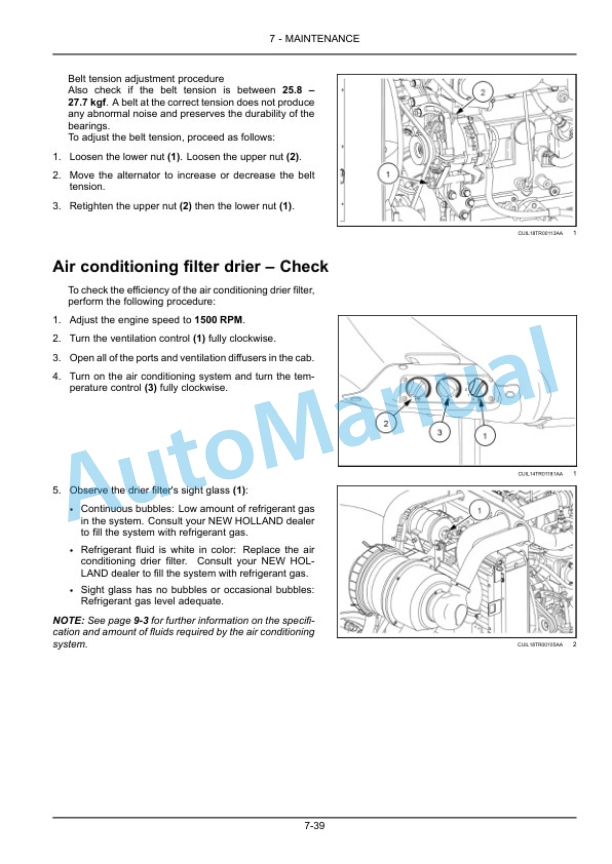 New Holland TL5.80, TL5.90, TL5.100 Tractor Operation and Maintenance Manual 48140843 5 New Holland TL5.80, TL5.90, TL5.100 Tractor Operation and Maintenance Manual 48140843 - Image 5