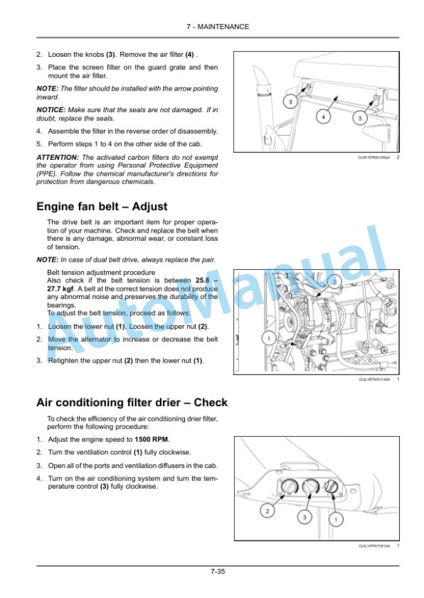 New Holland TL5.80, TL5.90, TL5.100 Tractor Operation and Maintenance Manual 48140868 5 New Holland TL5.80, TL5.90, TL5.100 Tractor Operation and Maintenance Manual 48140868 - Image 5