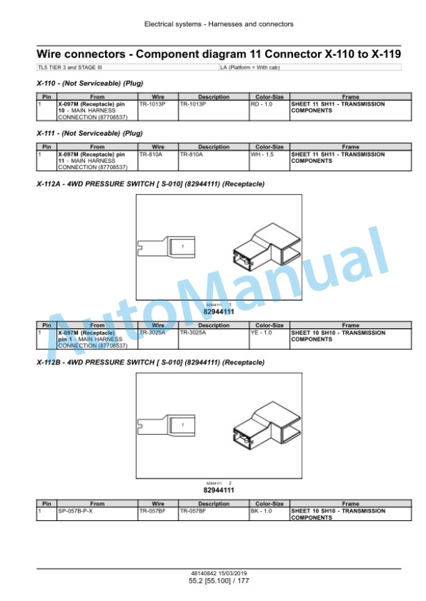New Holland TL5.80, TL5.90, TL5.100 Tractor Service Manual 48140842 5 New Holland TL5.80, TL5.90, TL5.100 Tractor Service Manual 48140842 - Image 5