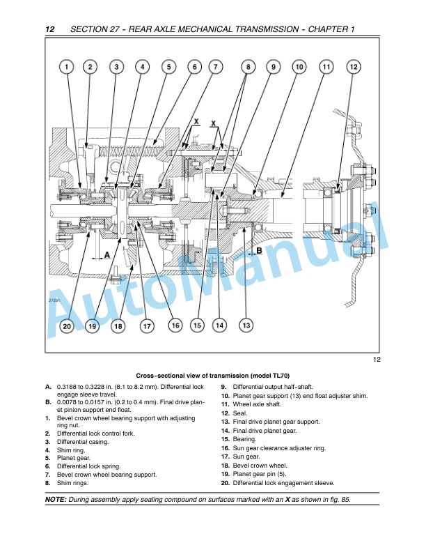 New Holland TL70, TL80, TL90, TL100 Tractor Repair Manual 87043525 3 New Holland TL70, TL80, TL90, TL100 Tractor Repair Manual 87043525 - Image 3