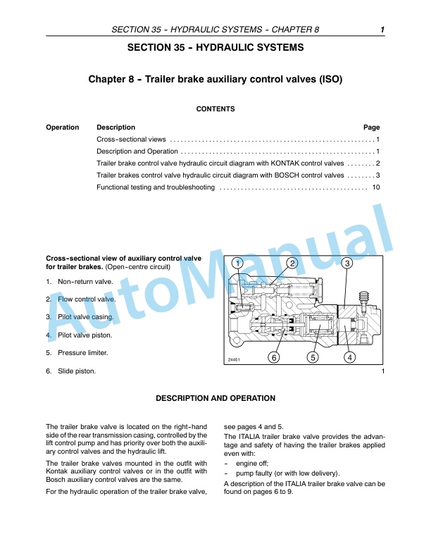 New Holland TL70, TL80, TL90, TL100 Tractor Repair Manual 87043525 4 New Holland TL70, TL80, TL90, TL100 Tractor Repair Manual 87043525 - Image 4