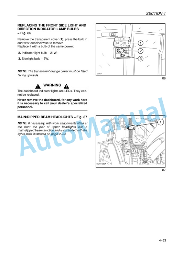 New Holland TL70A, TL80A, TL90A, TL100A Tractor Operation and Maintenance Manual 87557824 5 New Holland TL70A, TL80A, TL90A, TL100A Tractor Operation and Maintenance Manual 87557824 - Image 5