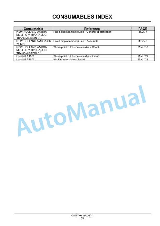 New Holland TL75, TL85, TL95 Power Shuttle Tractor Service Manual 47848279A 3 New Holland TL75, TL85, TL95 Power Shuttle Tractor Service Manual 47848279A - Image 3