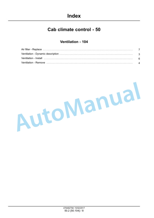 New Holland TL75, TL85, TL95 Power Shuttle Tractor Service Manual 47848279A 4 New Holland TL75, TL85, TL95 Power Shuttle Tractor Service Manual 47848279A - Image 4