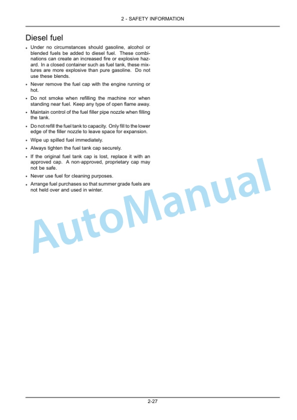 New Holland TL75E, TL85E, TL95E Power Shuttle Tractor Operation and Maintenance Manual 47957740 2 New Holland TL75E, TL85E, TL95E Power Shuttle Tractor Operation and Maintenance Manual 47957740-2