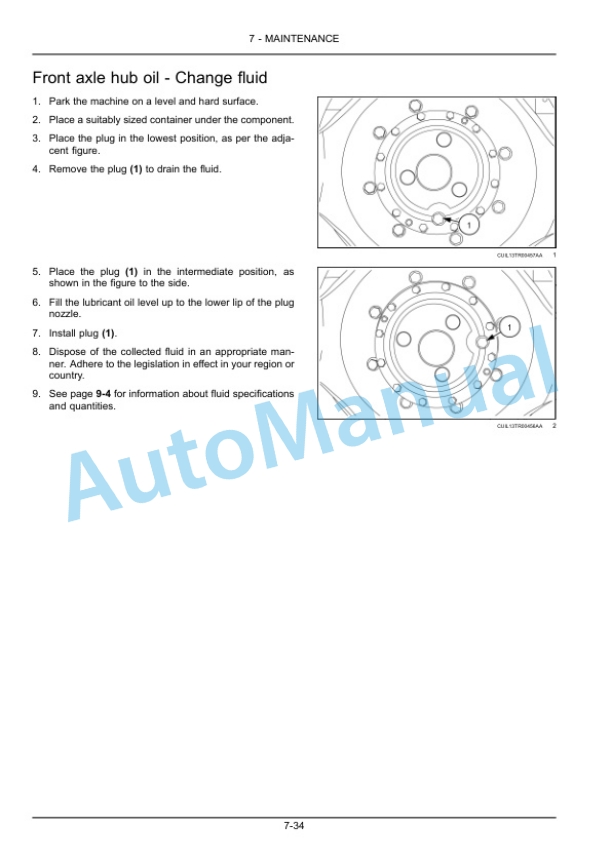 New Holland TL75E, TL85E, TL95E Power Shuttle Tractor Operation and Maintenance Manual 47957740 5 New Holland TL75E, TL85E, TL95E Power Shuttle Tractor Operation and Maintenance Manual 47957740-5