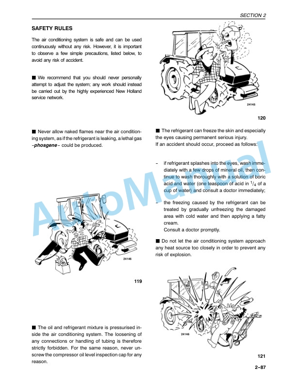 New Holland TL80, TL90, TL100 Operation and Maintenance Manual 86900785 4 New Holland TL80, TL90, TL100 Operation and Maintenance Manual 86900785 - Image 4