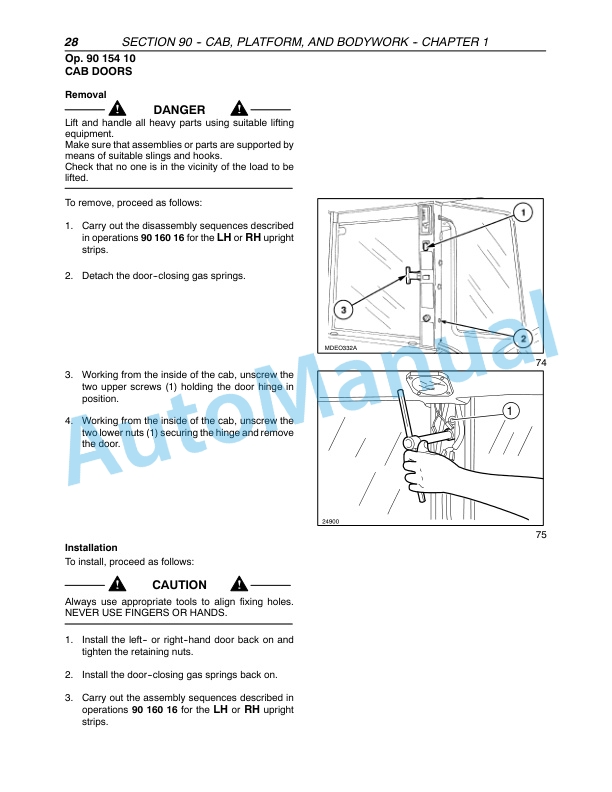 New Holland TL80A, TL90A, TL100A Tractor Repair Manual 87053397 5 New Holland TL80A, TL90A, TL100A Tractor Repair Manual 87053397-5
