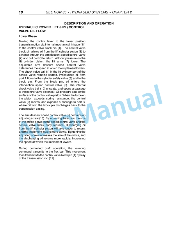 New Holland TL80A, TL90A, TL100A Tractor Repair Manual 87580877 3 New Holland TL80A, TL90A, TL100A Tractor Repair Manual 87580877-3