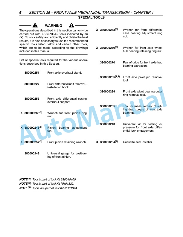 New Holland TL80A, TL90A, TL100A Tractor Repair Manual 87580879 2 New Holland TL80A, TL90A, TL100A Tractor Repair Manual 87580879 - Image 2