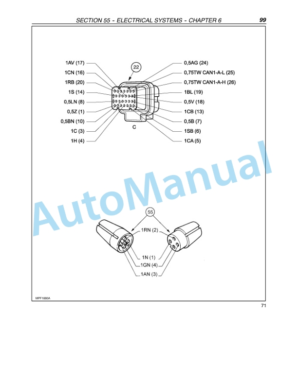 New Holland TL80A, TL90A, TL100A Tractor Repair Manual 87580879 4 New Holland TL80A, TL90A, TL100A Tractor Repair Manual 87580879 - Image 4