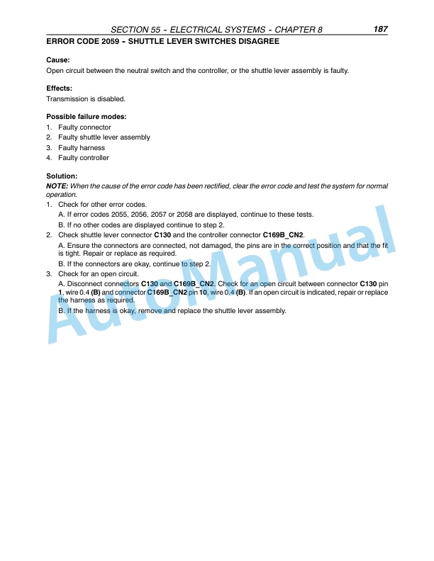 New Holland TL80A, TL90A, TL100A Tractor Repair Manual 87580879 5 New Holland TL80A, TL90A, TL100A Tractor Repair Manual 87580879 - Image 5