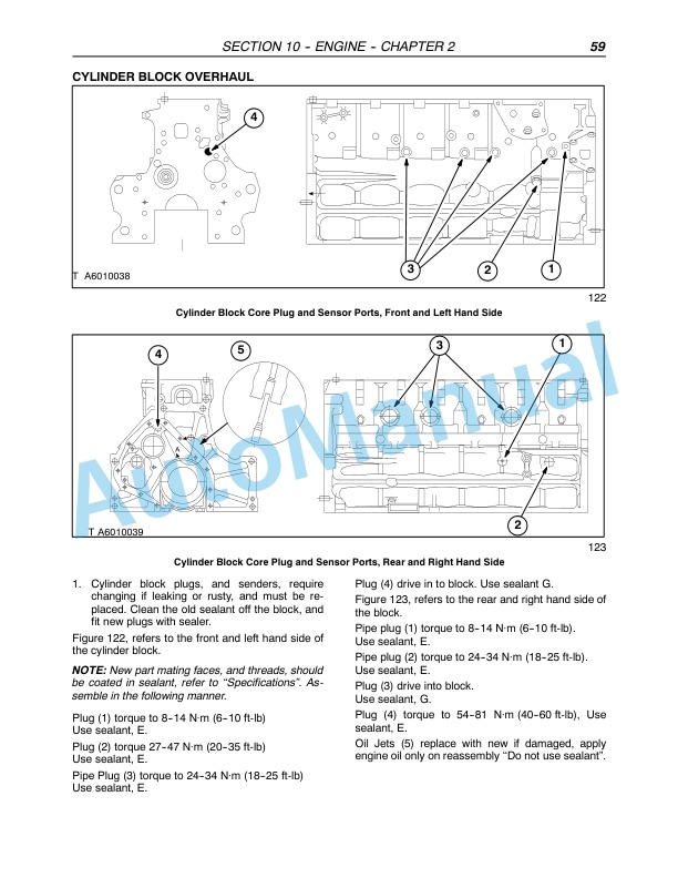 New Holland TM120, TM130, TM140, TM155, TM175, TM190 Tractor Repair Manual 87611239 4 New Holland TM120, TM130, TM140, TM155, TM175, TM190 Tractor Repair Manual 87611239 - Image 4
