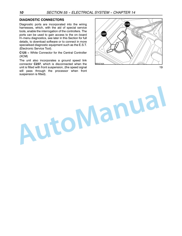 New Holland TM120, TM130, TM140, TM155, TM175, TM190 Tractor Repair Manual 87611249-2