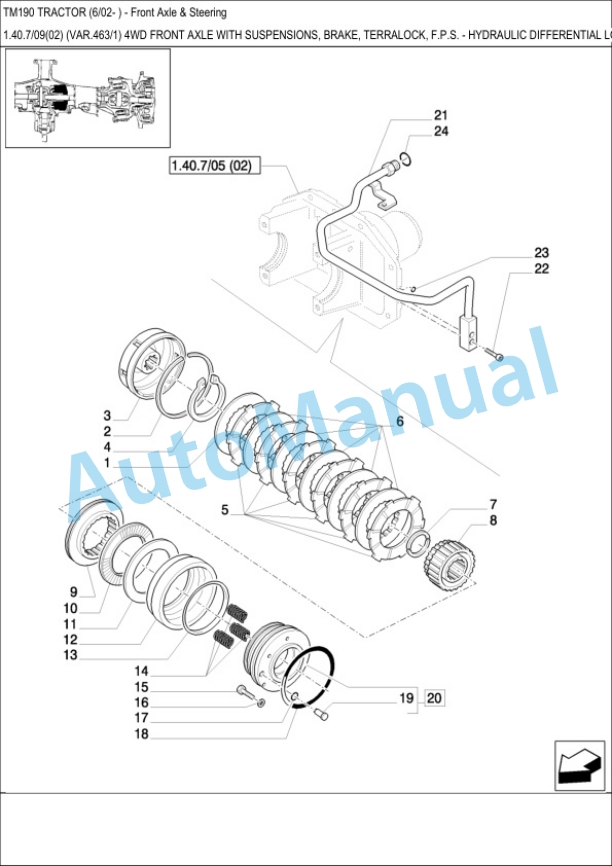 New Holland TM190 Tractor Parts Catalogue 3 New Holland TM190 Tractor Parts Catalogue-3