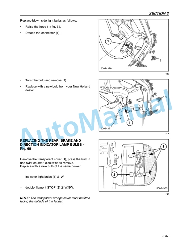 New Holland TN55, TN65, TN70, TN75 Operation and Maintenance Manual 87021351 5 New Holland TN55, TN65, TN70, TN75 Operation and Maintenance Manual 87021351 - Image 5