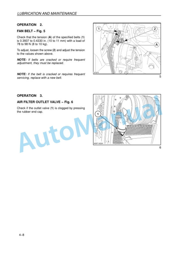 New Holland TN60A, TN70A, TN80A Tractor Operation and Maintenance Manual 47134411 4 New Holland TN60A, TN70A, TN80A Tractor Operation and Maintenance Manual 47134411-4