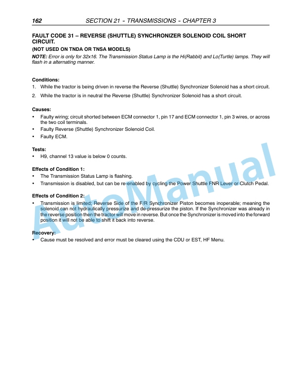 New Holland TN60DA, TN60SA, TN70DA, TN70SA, TN75DA, TN75SA Tractor Repair Manual 87048069 4 New Holland TN60DA, TN60SA, TN70DA, TN70SA, TN75DA, TN75SA Tractor Repair Manual 87048069-4