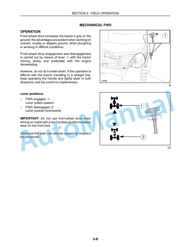 New Holland TN60DA, TN70DA, TN75DA Tractor Operation and Maintenance Manual 87552825 3 New Holland TN60DA, TN70DA, TN75DA Tractor Operation and Maintenance Manual 87552825 - Image 3
