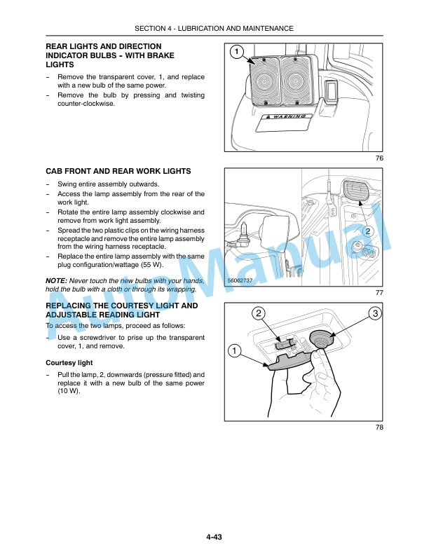 New Holland TN60DA, TN70DA, TN75DA Tractor Operation and Maintenance Manual 87552825 5 New Holland TN60DA, TN70DA, TN75DA Tractor Operation and Maintenance Manual 87552825 - Image 5