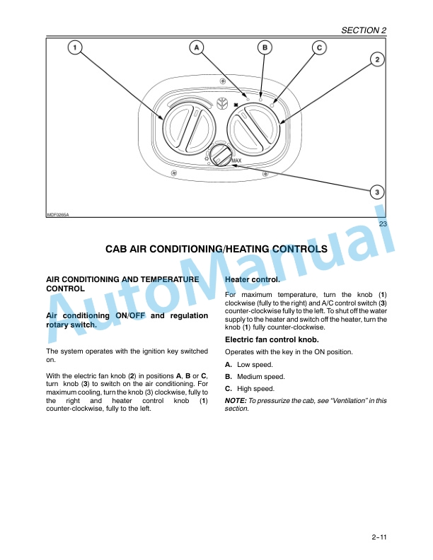 New Holland TN60VA, TN75VA, TN95VA Tractor Operation and Maintenance Manual 87354197 2 New Holland TN60VA, TN75VA, TN95VA Tractor Operation and Maintenance Manual 87354197-2