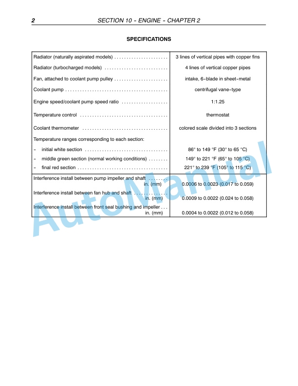 New Holland TN60VA, TN75VA, TN95VA Tractor Repair Manual 87352280 4 New Holland TN60VA, TN75VA, TN95VA Tractor Repair Manual 87352280-4