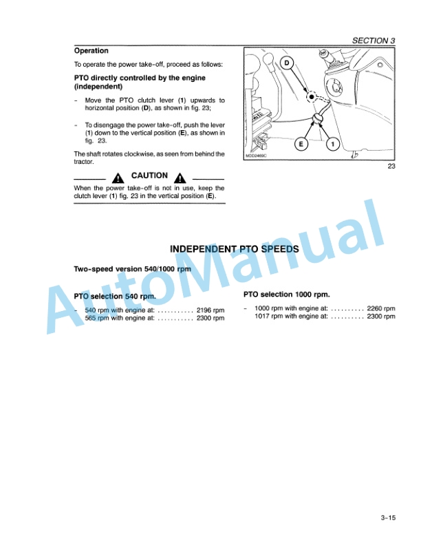 New Holland TN70F, TN80F, TN95F Operation and Maintenance Manual 86729781 3 New Holland TN70F, TN80F, TN95F Operation and Maintenance Manual 86729781 - Image 3