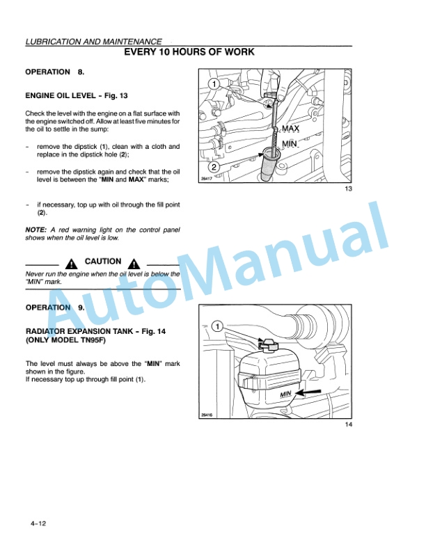 New Holland TN70F, TN80F, TN95F Operation and Maintenance Manual 86729781 4 New Holland TN70F, TN80F, TN95F Operation and Maintenance Manual 86729781 - Image 4