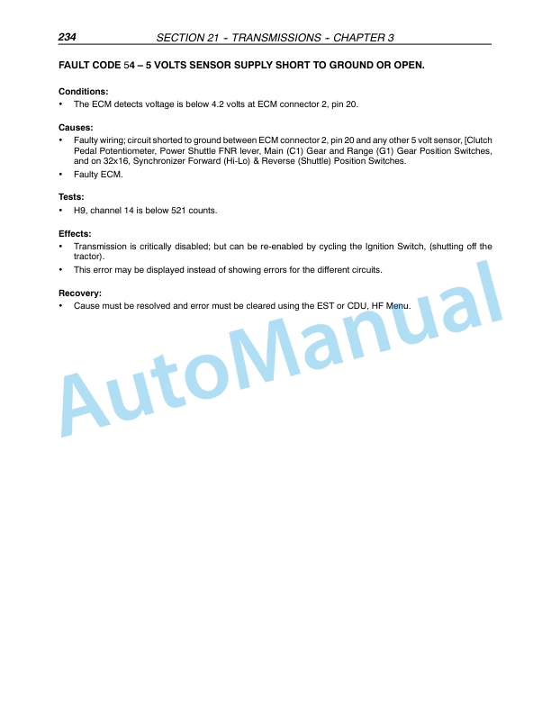 New Holland TN75FA, TN85FA, TN95FA Tractor Repair Manual 87051829 5 New Holland TN75FA, TN85FA, TN95FA Tractor Repair Manual 87051829-5
