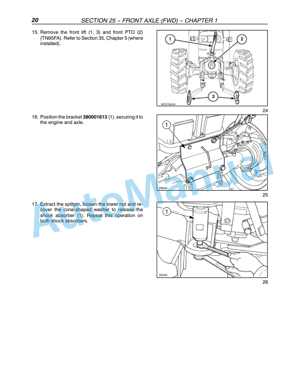 New Holland TN75FA, TN85FA, TN95FA Tractor Repair Manual 87051830 4 New Holland TN75FA, TN85FA, TN95FA Tractor Repair Manual 87051830-4