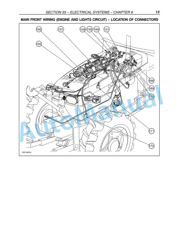New Holland TN75FA, TN85FA, TN95FA Tractor Repair Manual 87051833 3 New Holland TN75FA, TN85FA, TN95FA Tractor Repair Manual 87051833-3