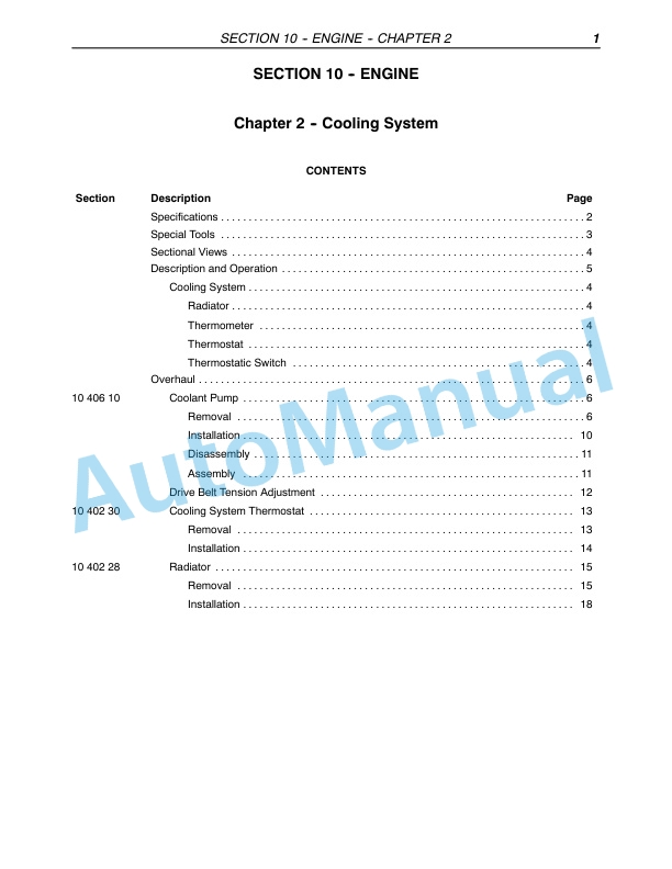New Holland TN75FA, TN85FA, TN95FA Tractor Repair Manual 87675644 4 New Holland TN75FA, TN85FA, TN95FA Tractor Repair Manual 87675644-4