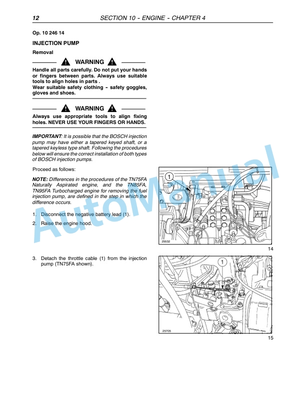 New Holland TN75FA, TN85FA, TN95FA Tractor Repair Manual 87675644 5 New Holland TN75FA, TN85FA, TN95FA Tractor Repair Manual 87675644-5