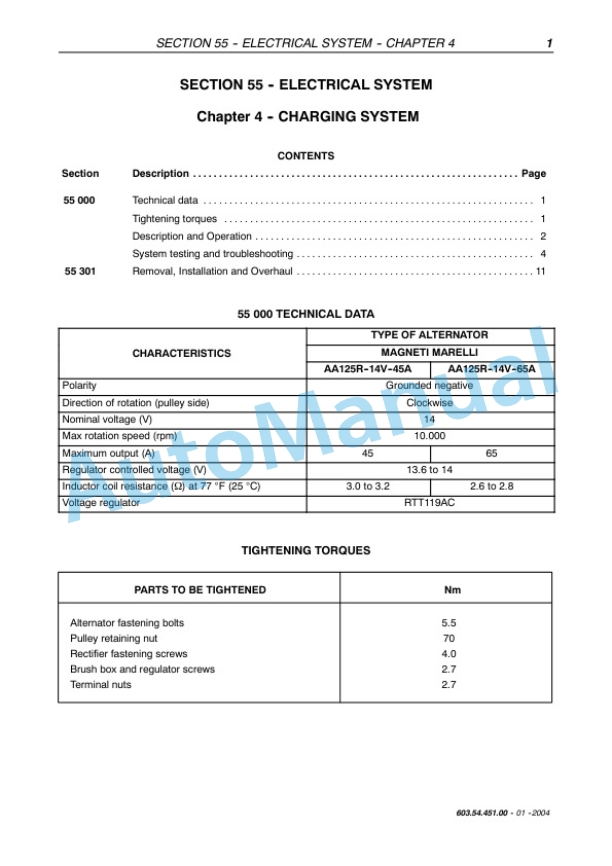 New Holland TN75FA, TN85FA, TN95FA Tractor Service Manual 6035445100 5 New Holland TN75FA, TN85FA, TN95FA Tractor Service Manual 6035445100 - Image 5