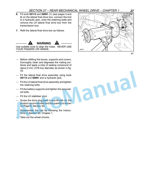 New Holland TNF Series Tractor Repair Manual 87026009 3 New Holland TNF Series Tractor Repair Manual 87026009 - Image 3