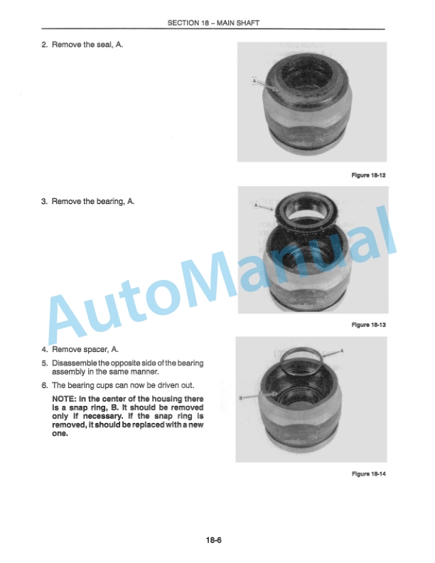 New Holland TR86, TR87, TR88 Combine Repair Manual 40008618 3 New Holland TR86, TR87, TR88 Combine Repair Manual 40008618-3