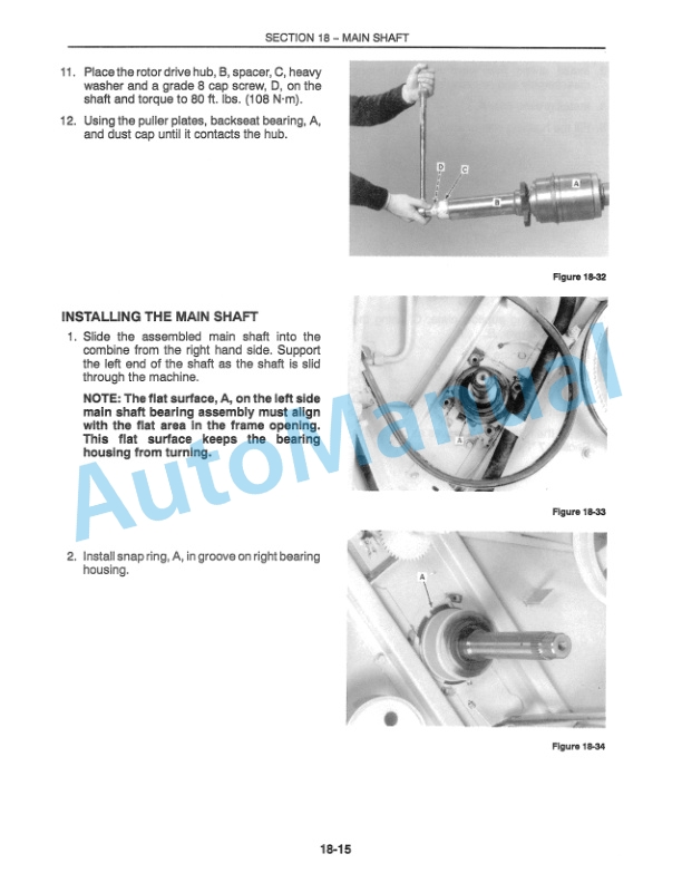 New Holland TR86, TR87, TR88 Combine Repair Manual 40008618 5 New Holland TR86, TR87, TR88 Combine Repair Manual 40008618-5