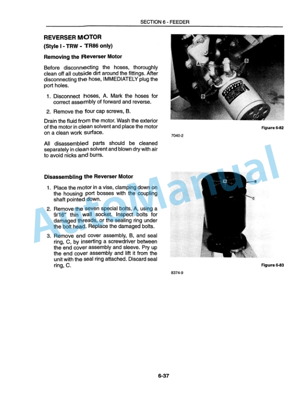 New Holland TR86, TR87, TR88 Combine Repair Manual 40008630 4 New Holland TR86, TR87, TR88 Combine Repair Manual 40008630 - Image 4