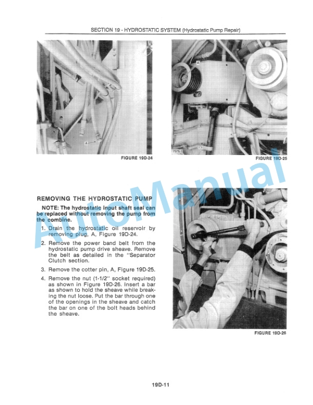 New Holland TR86, TR87, TR88 Combine Repair Manual 40008630 5 New Holland TR86, TR87, TR88 Combine Repair Manual 40008630 - Image 5