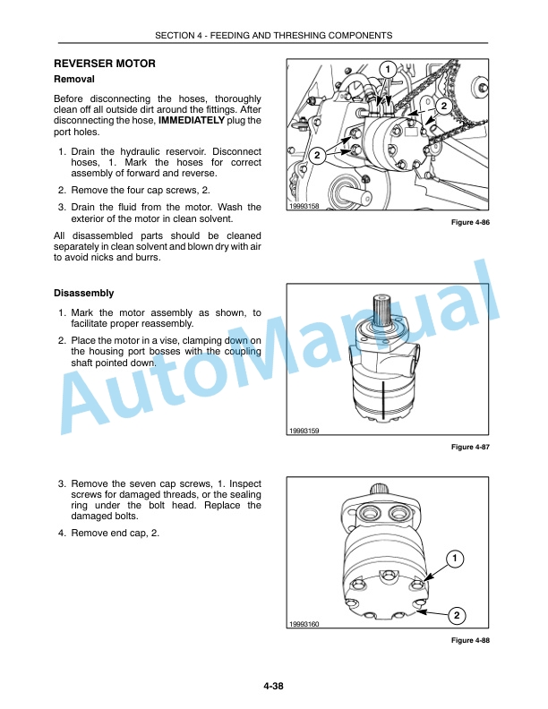 New Holland TR89, TR99 Repair Manual 86589294 2 New Holland TR89, TR99 Repair Manual 86589294-2