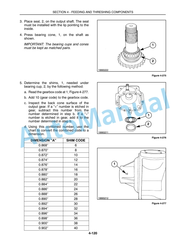 New Holland TR89, TR99 Repair Manual 86589294 4 New Holland TR89, TR99 Repair Manual 86589294-4