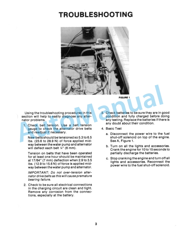 New Holland TRW Alternator Service Manual 40480500 2 New Holland TRW Alternator Service Manual 40480500-2