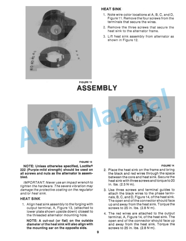 New Holland TRW Alternator Service Manual 40480500 4 New Holland TRW Alternator Service Manual 40480500-4