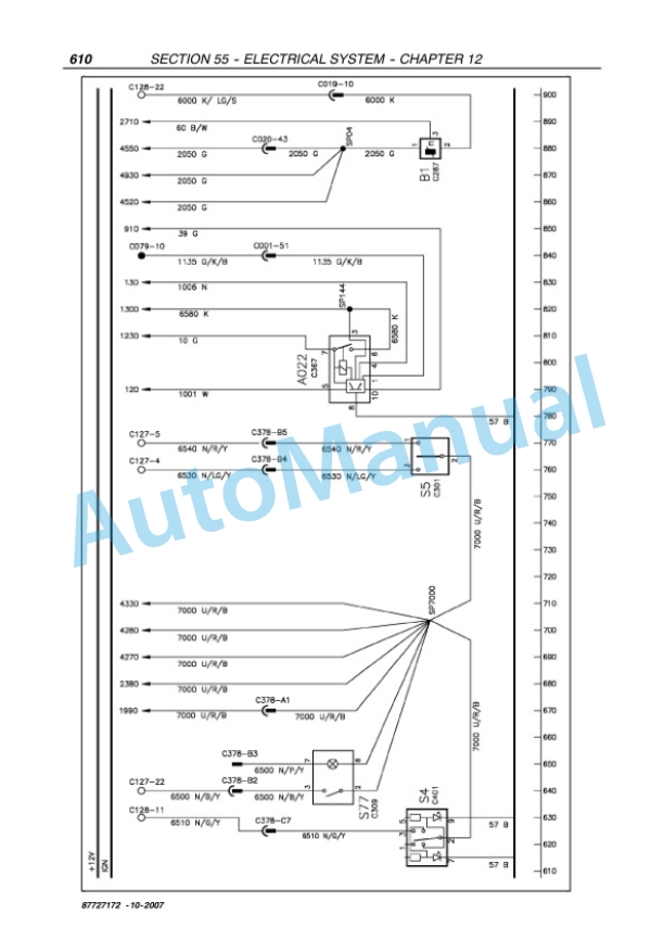 New Holland TS-A Series Tractor Repair Manual 87727172 4 New Holland TS-A Series Tractor Repair Manual 87727172-4